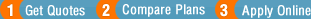 Get health insurance quotes, compare medical insurance plans, apply online