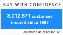 BUY WITH CONFIDENCE - 2,895,198 customers insured since 1998