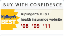 BUY WITH CONFIDENCE - Kiplinger's BEST health insurance website '06 '07 '08 '09