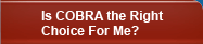 Is COBRA the Right Choice For Me?